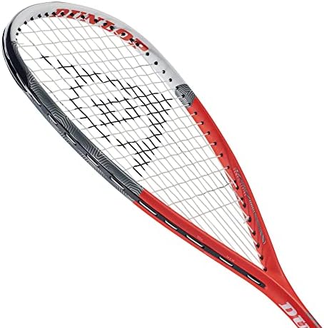 Dunlop Sports Tempo Pro Squash Racket, branco/vermelho