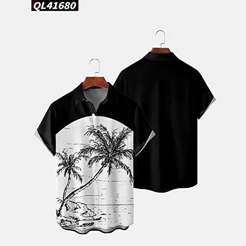 XXBR 2023 PINTURA DE IMPRESSÃO 3D CAMISA FLORAL HAWAIIAN HOMENS MULHERES RECUTO A CLARA CLARA VINTAGE STREET HOMENS CHAMAD