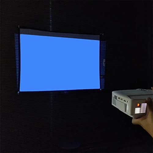 JRDHGRK LIGE 16: 9 Design dobrável Projeção de projeção de projeção Film teatro ao ar livre de 120 polegadas Tela de vídeo para projetor