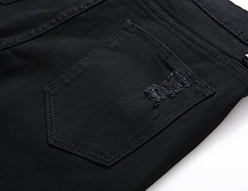 Encosos enriquecidos de enriCa, shorts jeans de jeans de ajuste angustiado