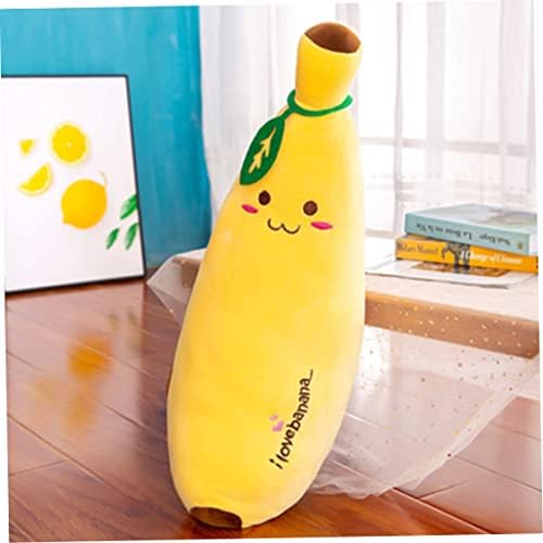 Eioflia Banana Brinquedos de pelúcia, Creative Plush Banana Pillow desenho animado Toys recheado Doll Doll Doll Frutas macias