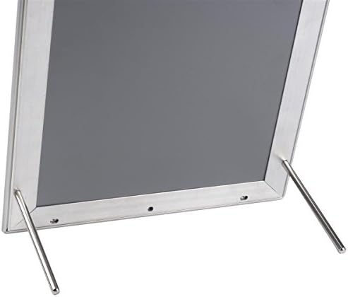 Suporte de estrutura de sinal, 11x17 polegadas, montagem na parede ou mesa, borda aberta com lente