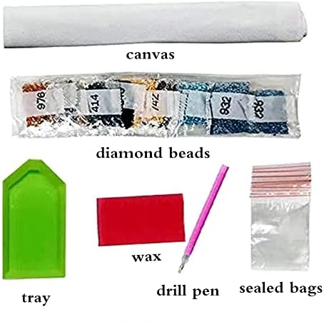 Kits de pintura de diamante niho-jiuma pato pato, kits de arte de diamante de diamante de 5D, pintando presentes