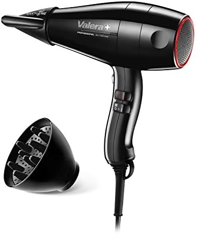Valera, Light Silent Silent Jet 7500, secador de cabelo profissional, secador de cabelo iônico com poderoso motor PM Pro, 6 configurações