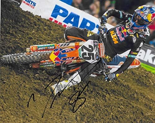 Marvin Musquin, Supercross, Motocross, fotografou a foto autografada 8x10, o COA com a foto de prova será incluído.
