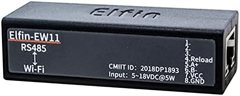 Elfin-EE11 rs485 para o módulo de servidor de dispositivos Ethernet suporta TCP/IP Telnet Modbus TCP Protocol