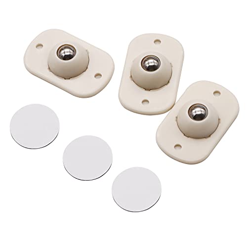 SUNXEKE 8PCS Mini -gelo de rodas Cricut Rodado Bola de bola de rolos de polia Bolsa de giro em rodízios 360 graus para caixa