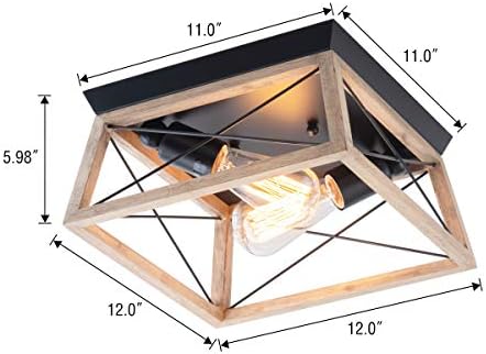 Viluxy Retângulo industrial Viluxy Luminária de teto de montagem Flutu