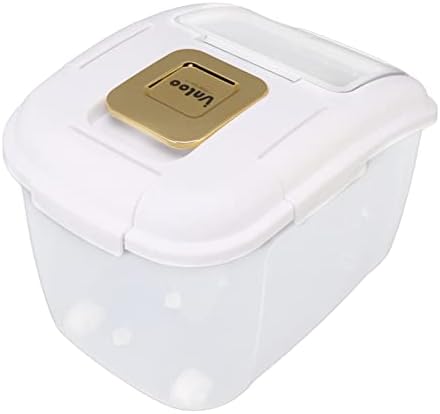 Tuore Rice Storage Bucket Grain Organizer Box PP Espessura à prova de insetos com roda de rolo para nozes para casa para feijões