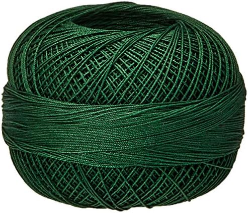 Hands Hands Lizbeth Premium Cotton Thread, tamanho 40, sempre -verde escuro