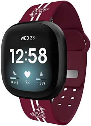 Affinity Bands Texas A&M Aggies HD Watch Band compatível com Fitbit Versa 3 e Sense