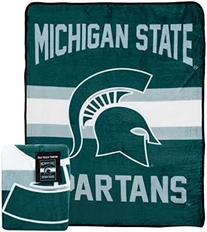 Northwest NCAAA Singular Silk Touch Throw Blanket, 45 x 60 Michigan State Spartans