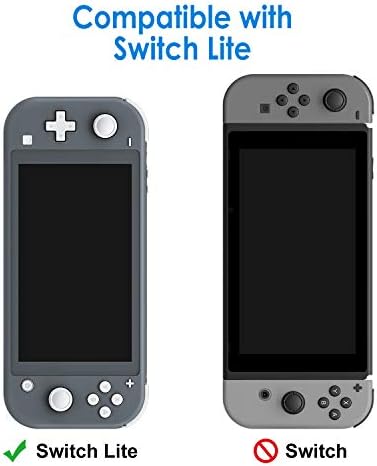 Caso de proteção Jetch para Nintendo Switch Lite 2019, capa de aderência com absorção de choque e design anti-arranhão,