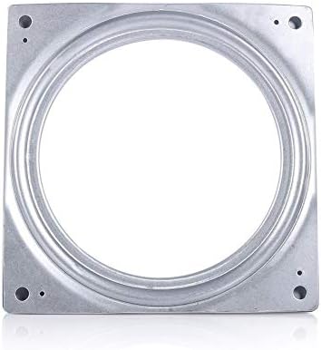 Placa giratória giratória rotativa, 6 polegadas resistentes à corrosão e à prova de metal quadrado à prova de ferrugem giratória de