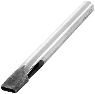 X-dree plástico cinto de couro junela hollow hole punch cortador ferramenta 3mm x 10mm (Herramienta de Cortador de Perforación