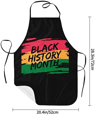 Avental de cozinha de História Negra do Seneol Black