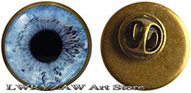 Presente de aniversário Olhos de olho Broche Blue Eyes Broche para seu presente de pino ocular para o marido, olho de olho humano, olho de presente, m355