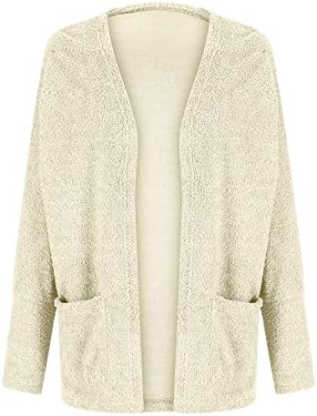 Roupas de inverno feminino qfvzhy 2022 casual solto de cor sólida de manga comprida Cardigan suéter de top fora dos suéteres