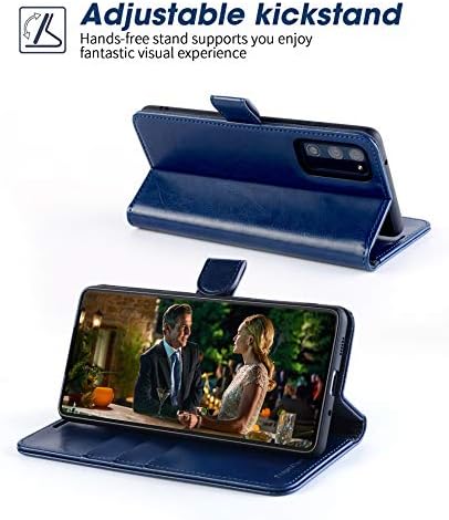 OCase Compatível com a caixa Samsung Galaxy S20 Fe 5G com titulares de cartões, caixa da carteira de flip de couro PU [CASO INTERNO