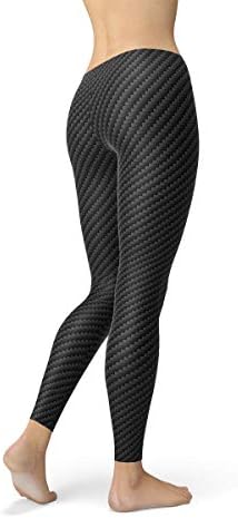 Satori Stylez Carber Fiber Leggings Para mulheres Mid Rise Long Lenga
