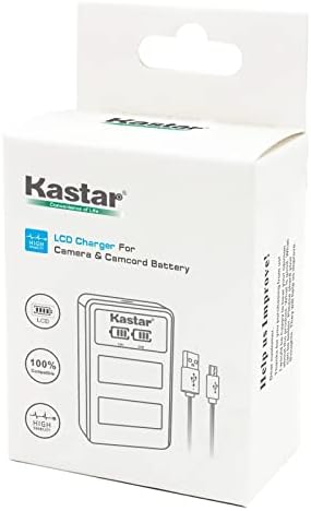 Kastar 2-Pack VW-VBG070 e carregador USB LED2 compatíveis com panasonic ag-af105a ag-aC130 ag-ac130a ag-ac130aej ag-aC130AP AG-AC160