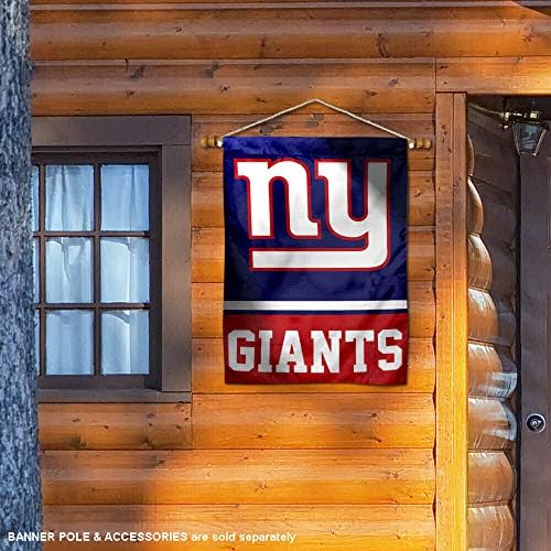 NY Giants Bandeira da Casa de dois lados