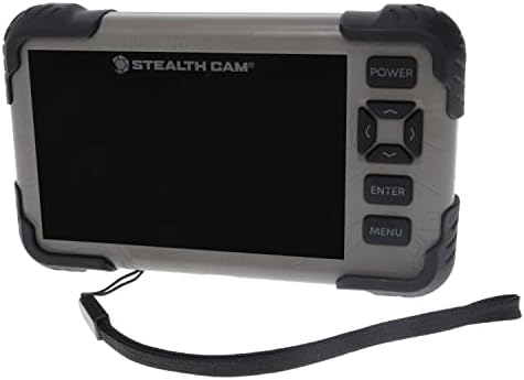 Stealth Cam SD Card Reader/Photo & HD Video 1080p Visualizador | Habitação durável resistente à água | Tela LCD de
