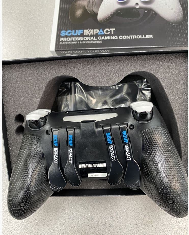 SCUF 4PSH Impact QuickBuy Pro Gaming Controller para PS4 e PC Holiday 2021 - Graphite