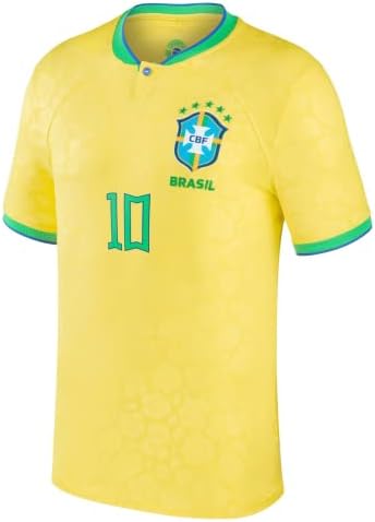 Neymar Jr 10 Brasil Home Soccer Jersey 2022/23
