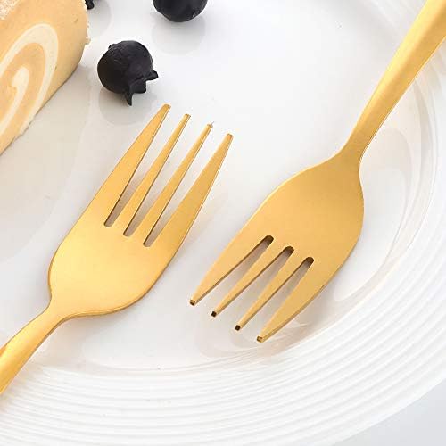 Salada de 6,2 polegadas Forks Forks 12pcs, compre e use talheres de aço inoxidável