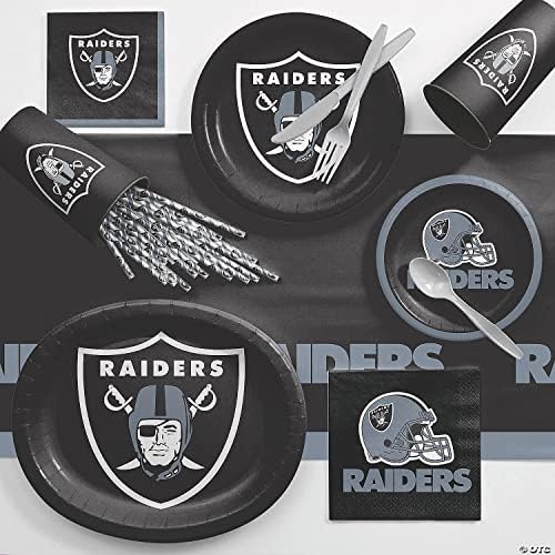 NFL Las Vegas Raiders Placas | Papel | Descartável | 1 conjunto