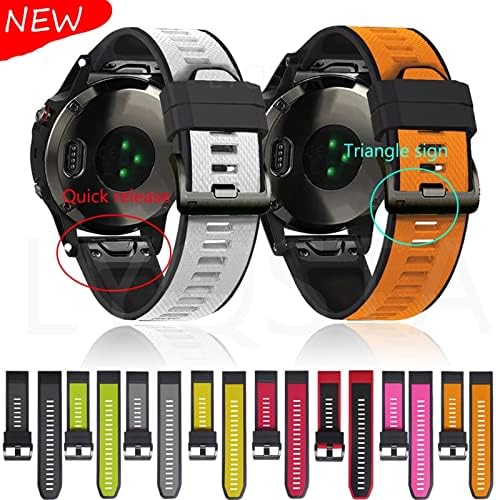 CEKGDB 26 mm Silicone Redução de Silicone Relógio Strap para Garmin Fenix ​​6x 6 6s Pro 5x 5 mais 3HR Enduro Smartwatch EasyFit Wrist