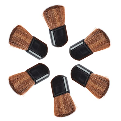 30pcs Mini escovas de rubor cosméticas dispensáveis ​​portáteis Povento solto pincel de fundação Brush Brush Belic