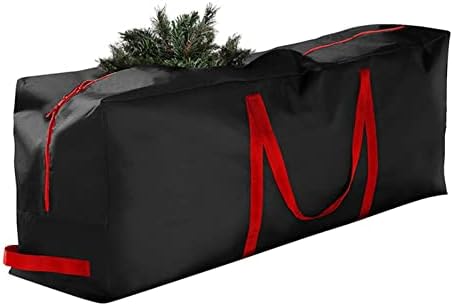 Bolsa de armazenamento de árvore de Natal ao ar livre cokino com alças reforçadas duráveis ​​e zíper duplo árvores artificiais desmontadas