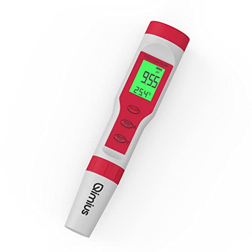 Qimius 4 em 1: ph, CE, TDS e medidor de temperatura