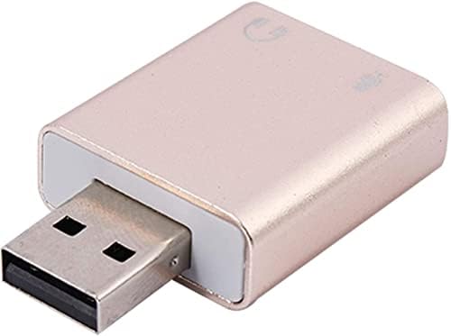 Cartão de som USB 7.1 USB externo a Jack 3,5mm Headphone estéreo Cartão de som de microfone para PC Laptop útil e legal