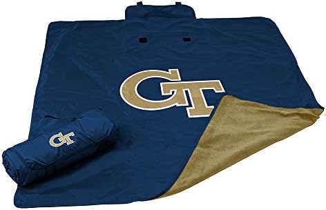Marcas de logotipo licenciado oficialmente o cobertor de moletom da NCAA, tamanho único
