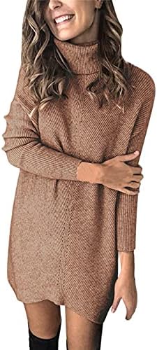 Vestido de suéter sexy feminino moda de malha casual manga longa lapela hollowlover vestido de suéter de inverno