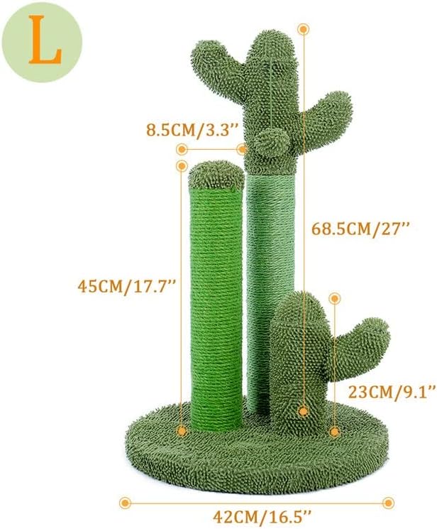 ZCMEB M/L CACTUS CAT RAÇO POSTO COM SISAL CACO CAT CACTER CACTUS CATUS ANDRES