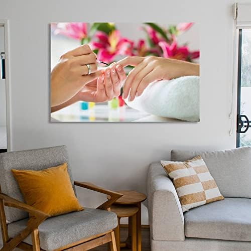 Beauty Belest Salon Poster Moda Mulheres Poster Poster Pintura de Pintura Arte da parede Poster para quarto Decoração de sala de estar24x36inch