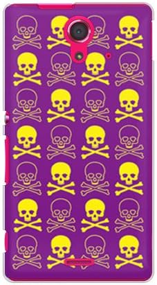 Second Skin Skull Purple x Yellow / Para Xperia Ul Sol22 / Au ASOL22-PCCL-2010-Y168