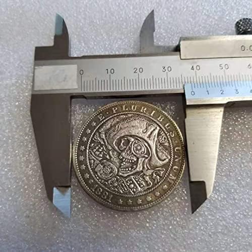 Avcity Antique Handicraft Moeding Moeda Brass banhada em prata por atacado778