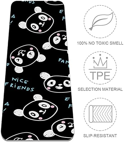 SIEBZEH LINHA MAIS DE PROJUDADO DE CARACTON BEBÊ PANDA FACO PREMIUM PREMIUM GRESSO YOGA MAT MAT ECO AMICIAL DE RORBO