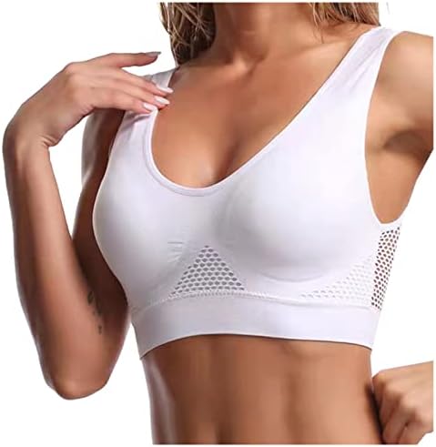 Bras esportivos de 3 pacote para mulheres respiráveis ​​conforto suporta ioga com roupas íntimas de vestuário de vestuário sólido