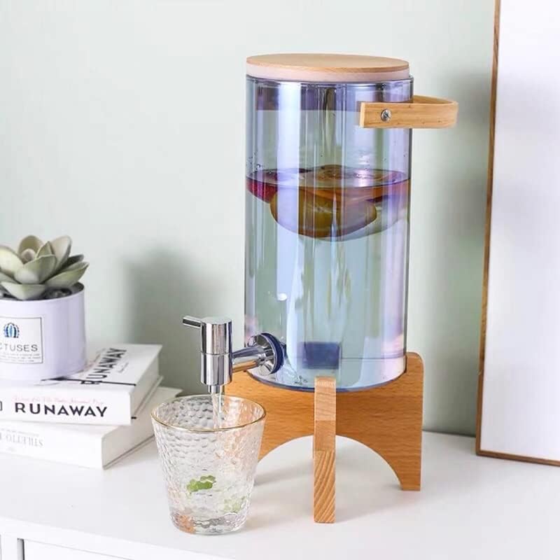 GPPZM Vidro de água fria jarro com torneira de torneira de grande capacidade Lemão Bottle Bottle Color Water Water Jugtle