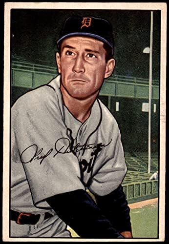 1952 Bowman Baseball Card3 Fred Hutchinson, do Grade de Detroit Tigers, excelente