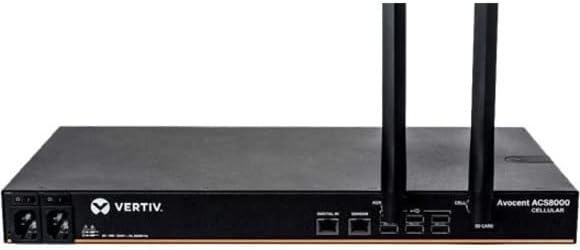Vertiv Avocente ACS8000 Console serial, 48 Port Serial Console Server, data center remoto e gerenciamento de banda, conectividade