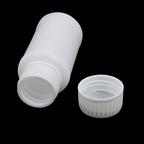 Aexit 5pcs 60ml Beda de plástico Plástico redondo em pó sólido em pó de pó de armazenamento de contêiner Jar