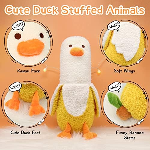 Banana Duck Plush Toy Toy Cute Banana Duck Bichu Baxe