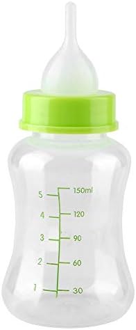 Zerodis 4pcs Silicone Milk Bottle Alimentador de garrafas, alimentador de leite de 60 ml para gatinhos de filhotes de filhotes